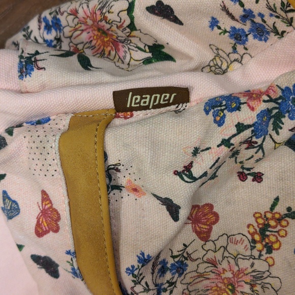 Light Baby Pink Floral Backpack - Picture 9 of 9